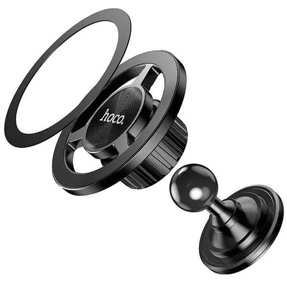 Автотримач Hoco DCA46 Mini magnetic (center console) Black | Зображення 1