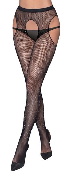 Колготки - 2530295 Cottelli Collection Sex Tights S-L | Зображення 3