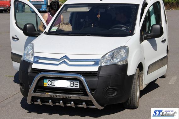 Кенгурятник WT004 (нерж.) 51 мм для Citroen Berlingo 2008-2018 гг | Зображення 1