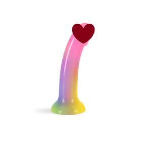 Дилдо з градієнтом та блискітками Love To Love Dildolls — Stargazer, ультрам’який Sex Aura
