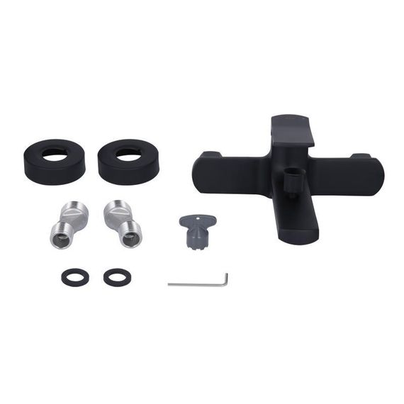 Смеситель для ванны Qtap Slavonice QTSLA259BLM45918 Black Matt | Зображення 5