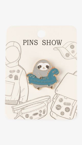 Значок Лінивець 0928102521-3 Різнокольоровий shop (2000999539992)