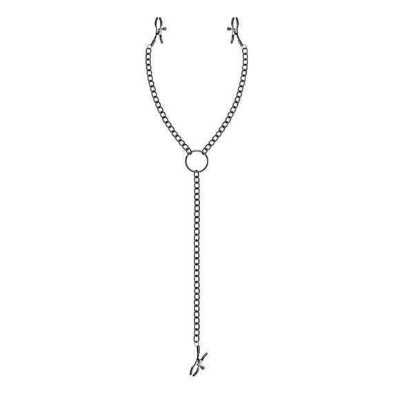 Затискачі для сосків та клітора Bedroom Fantasies: Nipple & Clitoral Clamps, чорні Sex Aura