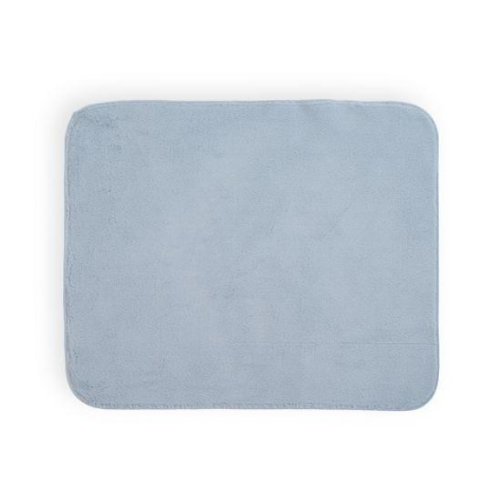 Килимок для підлоги з еко-хутра ТМ Dariana Moonbeam 50*60 см cвітло-сірий