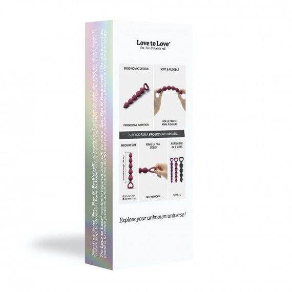 Анальний ланцюжок Love To Love BING BANG M - PLUM STAR | Зображення 6