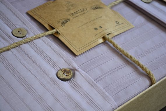 Постельное белье Limasso Ranforse 200 х 220 см Paradiso Natural Violet | Зображення 2