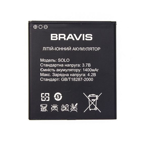 Акумулятор bravis solo Original
