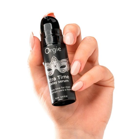 Сыворотка пролонгатор Orgie Xtra Time Delay Serum, 15 мл, без анестетиков, на силиконовой основе | Зображення 1