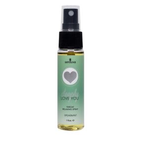 Спрей для мінету Sensuva Deeply Love You Spearmint (29 мл), для глибокого мінету, Мʼята