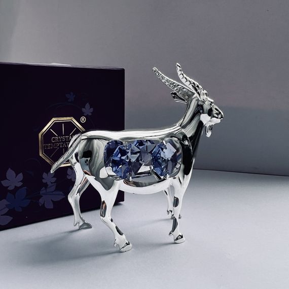 Зодіак-фігурка зі стразами Goat 8х8,5 см | Зображення 1