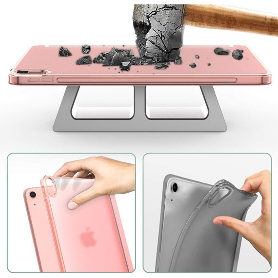 Чохол до планшета BeCover Tri Fold Hard Apple iPad Air 5 (2022) 10.9" Pink (709664) | Зображення 3
