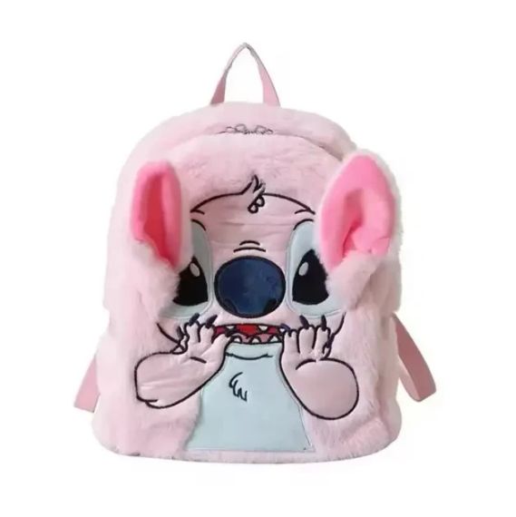 Плюшевий рюкзак Стич Disney Fairy Stitch м'який дитячий рюкзак з вушками та мордочкою | Зображення 3