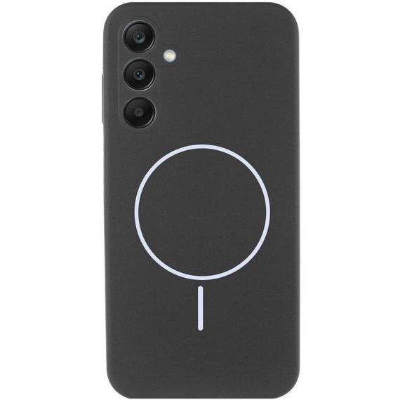 Чехол Silicone Cover Lakshmi Full Camera (AA) with MagFit для Samsung Galaxy S25+ Черный / Black