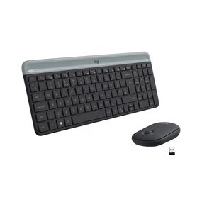 IT набір Logitech MK470 Slim Wireless Combo, US, Graphite (920-009204)