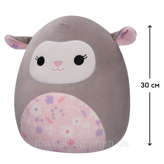 Мягкая игрушка Squishmallows - Серый ягненок (30 cm) | Зображення 1