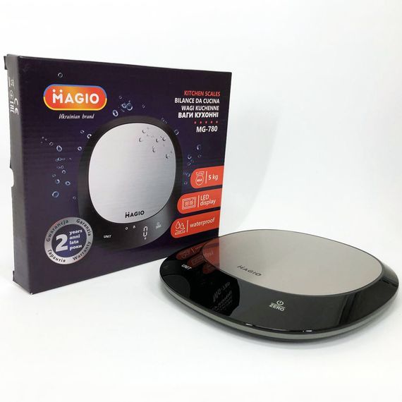 Весы пищевые MAGIO MG-780, Электронные весы для взвешивания предметов Электрические кухонные UX-97 | Зображення 7