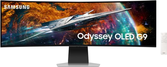 Монітор Samsung 48.7'Odyssey OLED G9 G95SC HDMI, DP, USB, MM, OLED, 5120x1440, 32:9, 240Hz, 0.3ms, CURVED (LS49CG954SIXUA) | Зображення 4