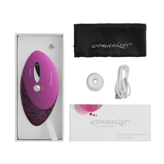 Кліторальний стимулятор, пурпуровий Womanizer Pro W-500 Magenta Sex Aura | Зображення 4
