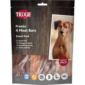 Лакомство Trixie Premio 4 Meat Bars для собак с курицей уткой бараниной и лососем 4х100 г.