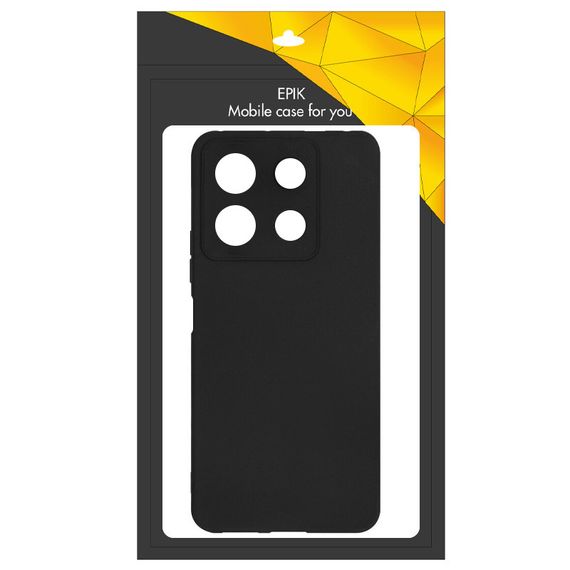 Чехол TPU Epik Black Full Camera для Xiaomi Redmi Note 13 4G Черный | Зображення 2