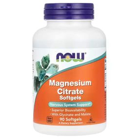Цитрат магнію NOW MAGNESIUM CITRATE 134mg  90 softgels