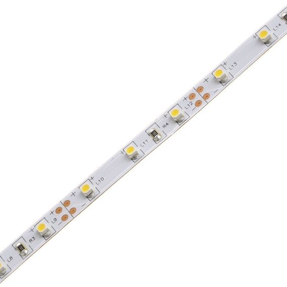 Светодиодная лента негерметичная теплый оттенок 12V 4.8W 3528 WW WHITE PCB IP20 1m (BY-022/60) | Зображення 9