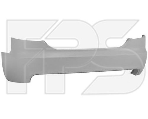 Бампер задний Audi A6 С6 (05-11) без п/троника, черный под покрас (FPS) 4F5807303BGRU