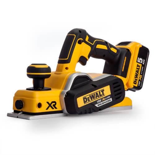 Рубанок аккумуляторный бесщёточный DeWALT DCP580P2 | Зображення 1