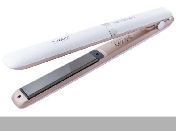 Випрямляч для волосся VGR V-519C BLACK, керамічне покриття, 100-230 °C, LED display, 70 W (46265-V-519S BLACK_389)