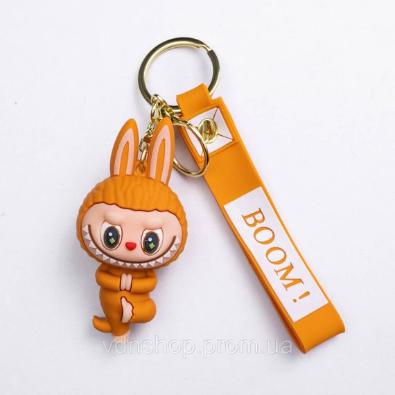 Детский брелок Beige Yoga 4×8 (см) для ключей, на сумку и рюкзак Коричневый HP-55-16BR