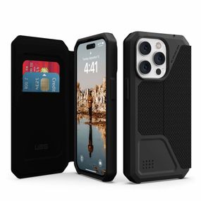 Чохол UAG для Apple iPhone 14 Pro Metropolis, Kevlar Black (114046113940)