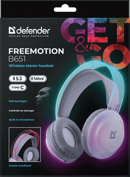 Гарнітура Defender FreeMotion B651 Bluetooth White (63651) | Зображення 7