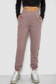 Спортивні штани жіночі 238R325, колір темно-бежевий, 238R57673