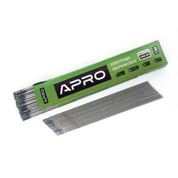 Електроди зварювальні АНО-36 5 кг 3 мм APRO 6999121 | Зображення 1