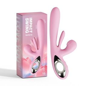 Многофункциональный розовый вибратор Bliss Bunny Sex Aura