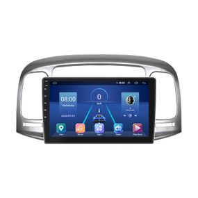 Штатна магнітола Lesko для Hyundai Verna II 2005-2010 екран 9" 6/128Gb 4G Wi-Fi GPS Top