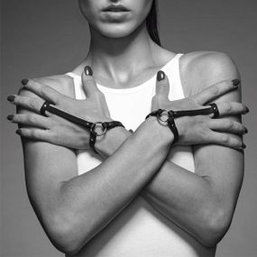 Браслети на зап'ястя та палець MAZE Bijoux Indiscrets чорні, OS