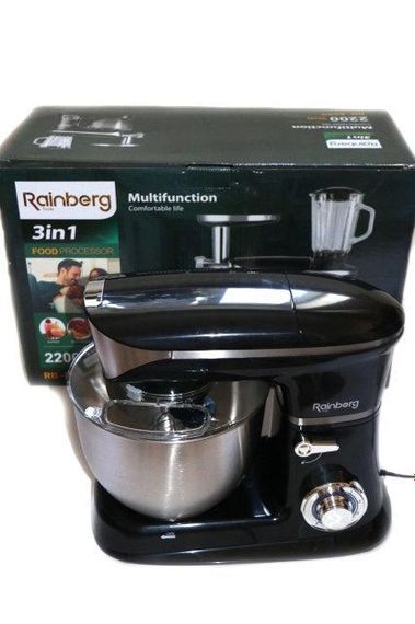 Кухонний комбайн Rainberg RB-8080 3 в 1 Тестомес, М'ясорубка, Блендер (4200 Вт) 5B | Зображення 5