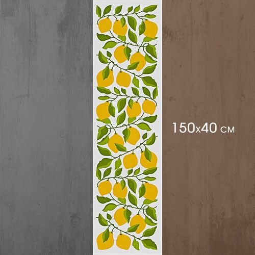 Доріжка на стіл Лимони 150x40 см (DR__24A037) | Зображення 2