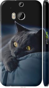 Чохол на HTC One M8 Димчастий кіт "825m-30-2448"
