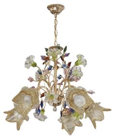 Люстра подвесная флористика E27 40W Mix (LK-098S/5)