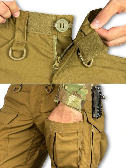 Штани тактичні «Раптор» без наколінників Койот Розмір 48/4 | Зображення 7