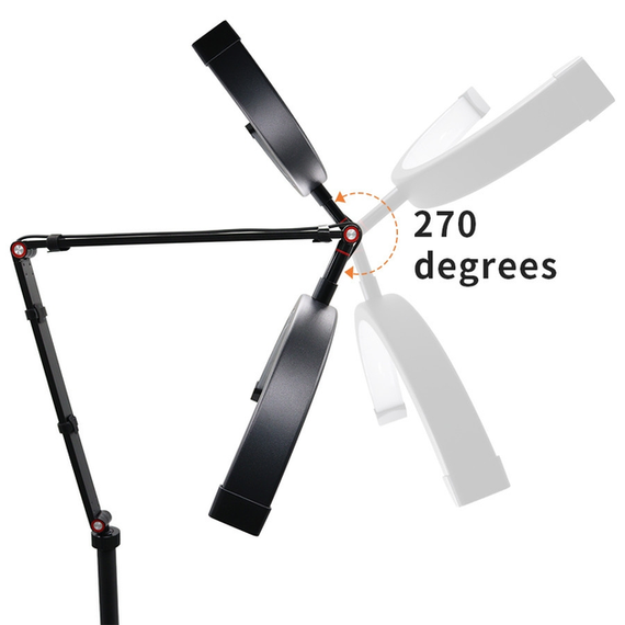 Бестеневая напольная лампа-полумесяц LED Moon HD-M2X Censreal | Зображення 7