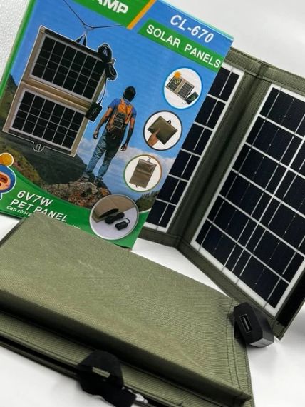 Зарядное устройство Cclamp CL-670 с солнечной панелью 7W USB | Зображення 5