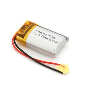 Літій-полімерний акумулятор 7.5*15*25mm (Li-ion 3.7В 250мА·год)