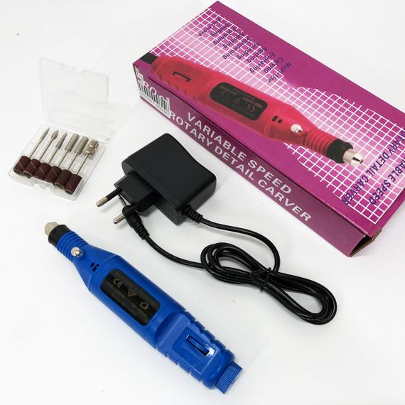 Ручной фрезер для ногтей SmartUs CBM-033 для маникюра и педикюра в домашних условиях. EC-889 Цвет: синий | Зображення 1