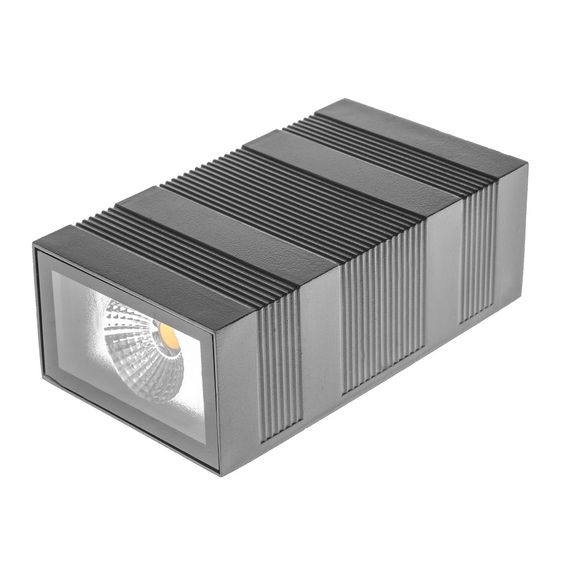Подсветка LED фасадная IP65 AL-218/2х3W NW COB BK | Зображення 3