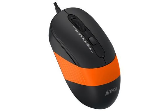 Миша комп'ютерна провідна A4Tech Fstyler FM10 Black/Orange оранжева | Зображення 2
