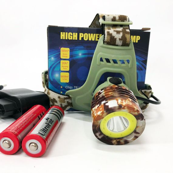 Ліхтар налобний CH-108-T6+COB(white+red), надпотужний ліхтар налобний, світлодіодний ліхтар на лоб | Зображення 4