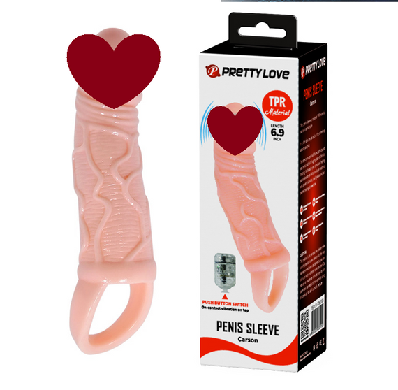 Вібронасадка для подовження CARSON Sex Aura